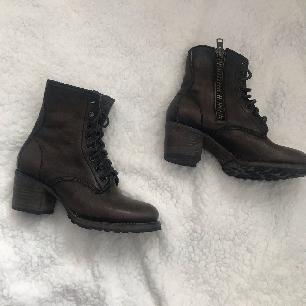 Freebird Leather Laceup Boots